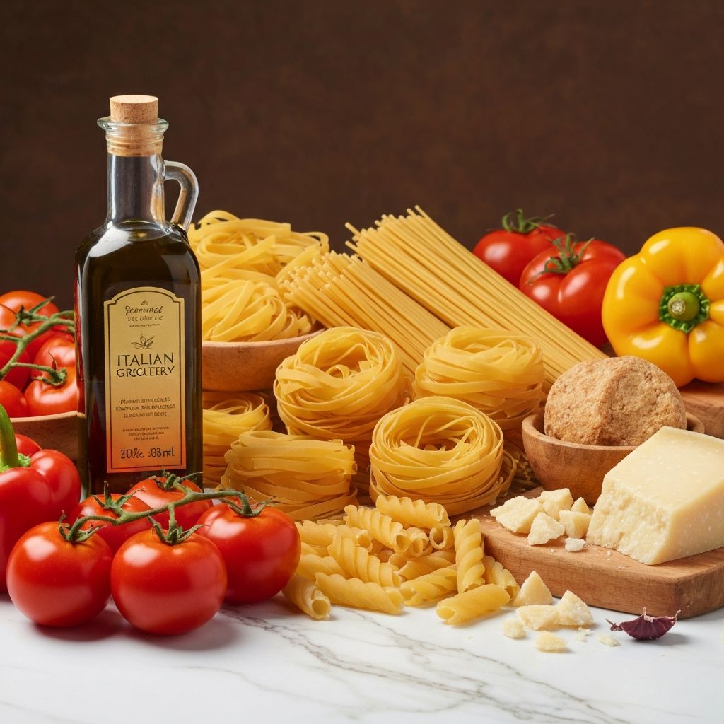 Produits importes d'Italie